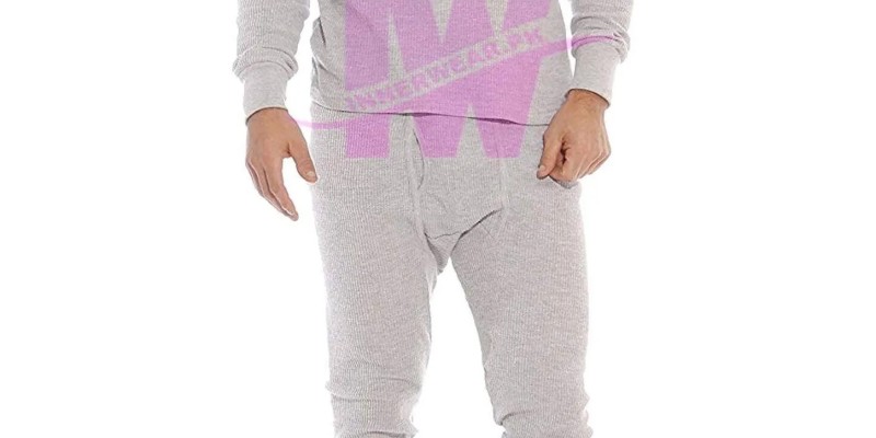 Men Thermal Suit Light Grey image 1
