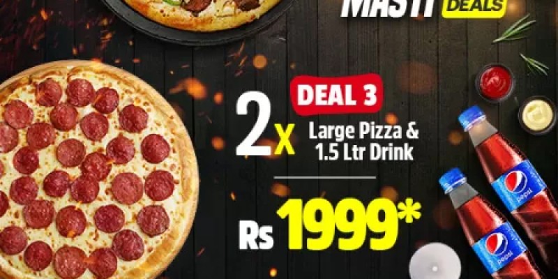 Pizza Point Eid Masti Deal 1 For Rs.699/- 2 