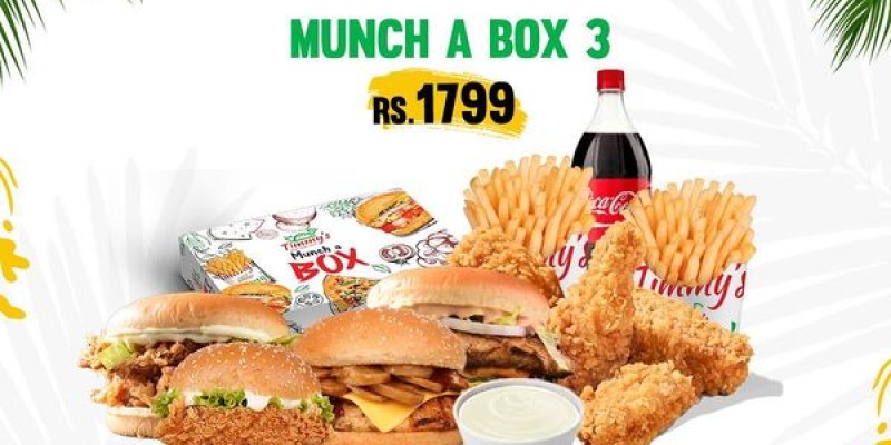 Timmy's Munch A Box 1 For Rs.1399/- 2 