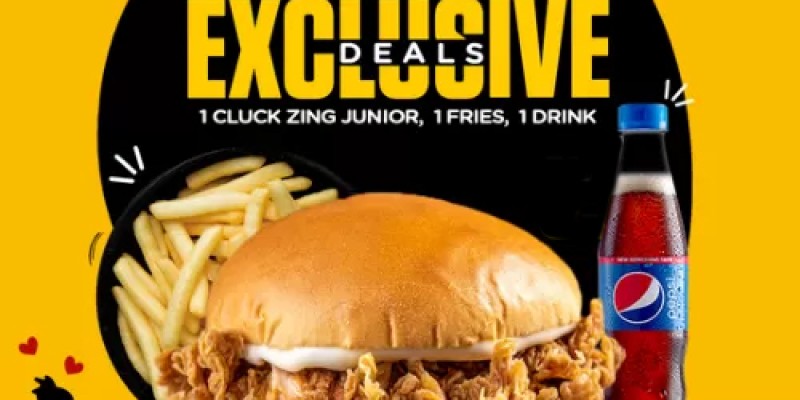 Clucky's! Online Exclusive Deal 1 For Rs.600/- 2 