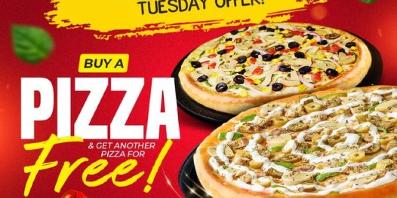 70% off all pizzas at Pizza Point when you order online 2 