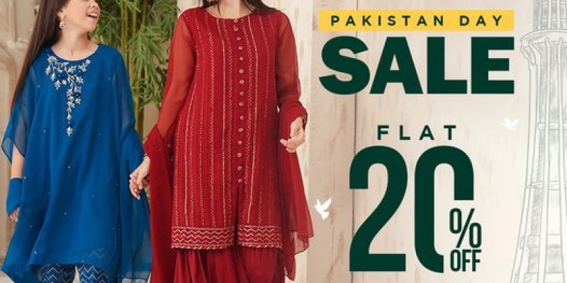 Ochre Clothing Pakistan Day Sale Flat 20% Off 2 