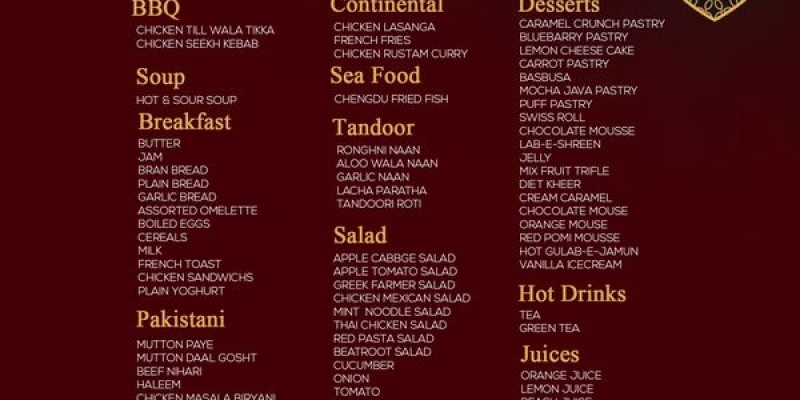 LalQila Iftar Cum Dinner Buffet! Rs 2990 2 