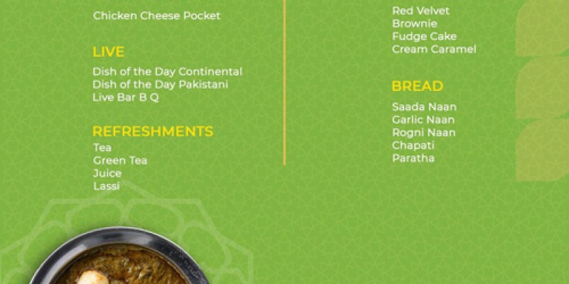 Jashan Iftar & Dinner Buffet For Adults For Rs.1899 2 