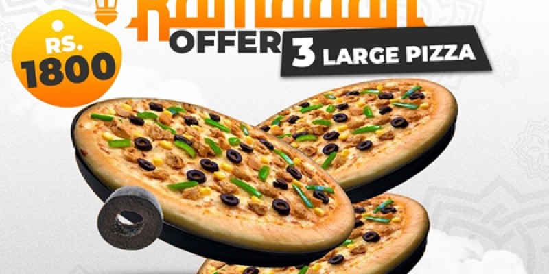 Pizza Mania Ramadan Offer 1 For Rs.1200 2 