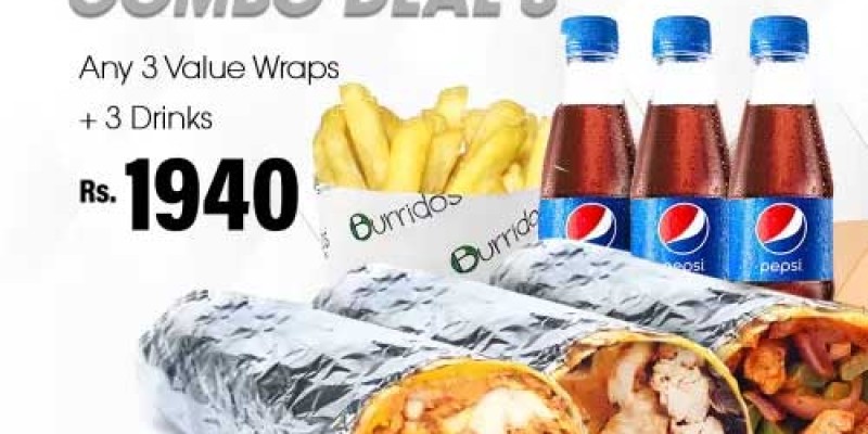 Burridos Value Combo Deal 1 For Rs.520 2 