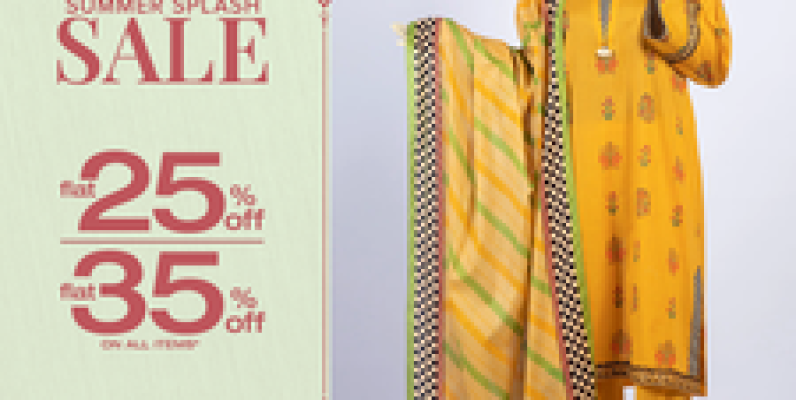 MTJ - Tariq Jamil Summer Splash Sale Flat 25% & 35% off 2 