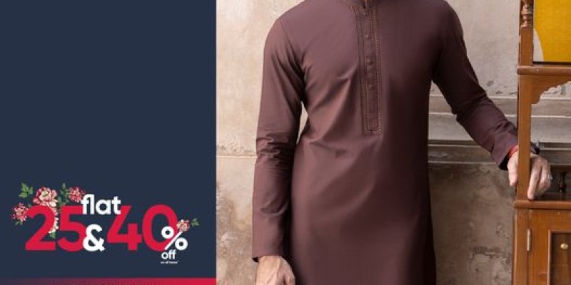 J. | Junaid Jamshed Grand Festive Sale! Flat 25% & 40% off 2 