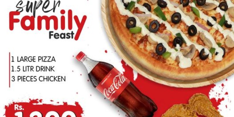 HBL Bank is offering 15% discount at Almaida Pizza Garden 2 