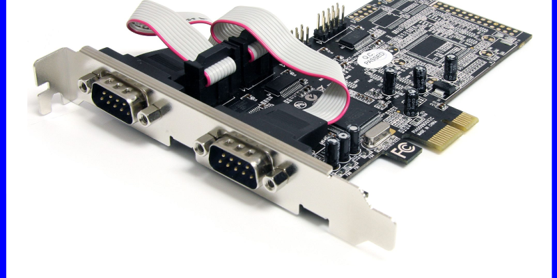 StarTech 4 Port Native PCI Express RS232 Serial Adapter Card with image 2