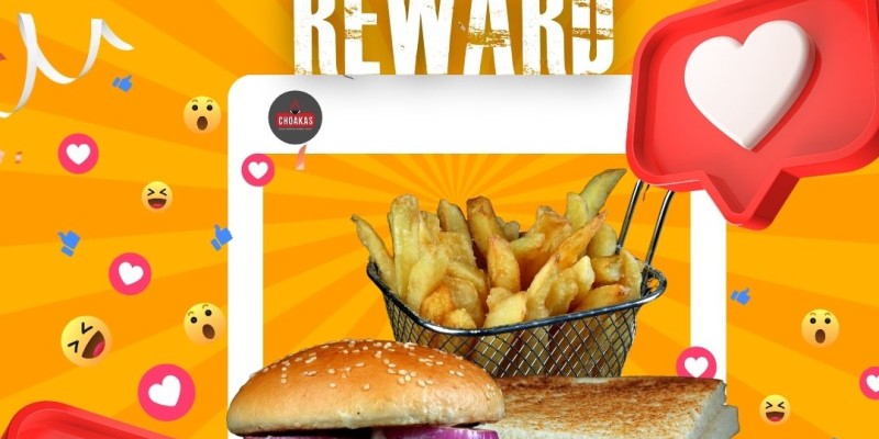 Choakas Foods Hottie Deal (Zinger Burger Chicken Roll Drink 345 ML Coleslaw French Fries) For Rs.500/- 2 