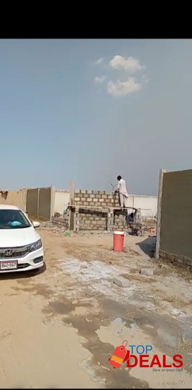 Plot 1000 yards Just 13 Lac in karachi image 2