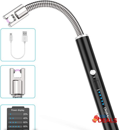 DigiHero Candle Lighter, USB Rechargeable Electric Arc Flameless Light image 1