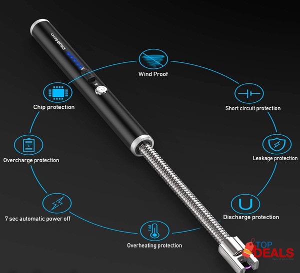 DigiHero Candle Lighter, USB Rechargeable Electric Arc Flameless Light image 5