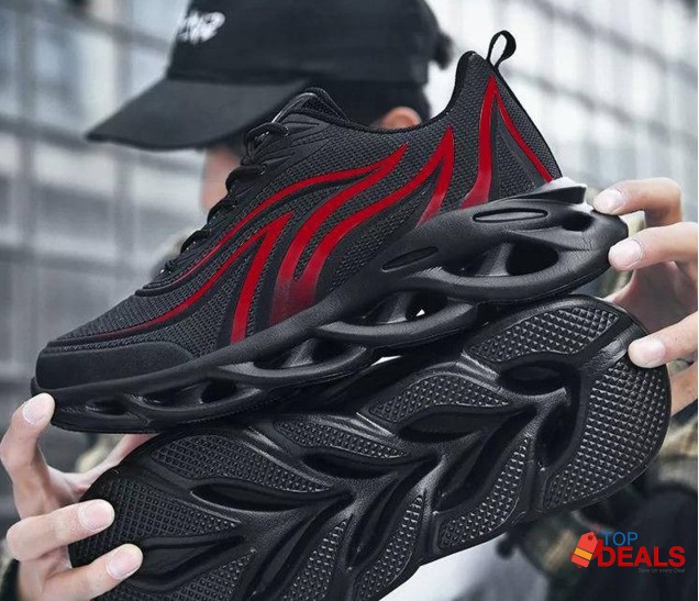 Imported Sole Men Sneakers, Black image 1