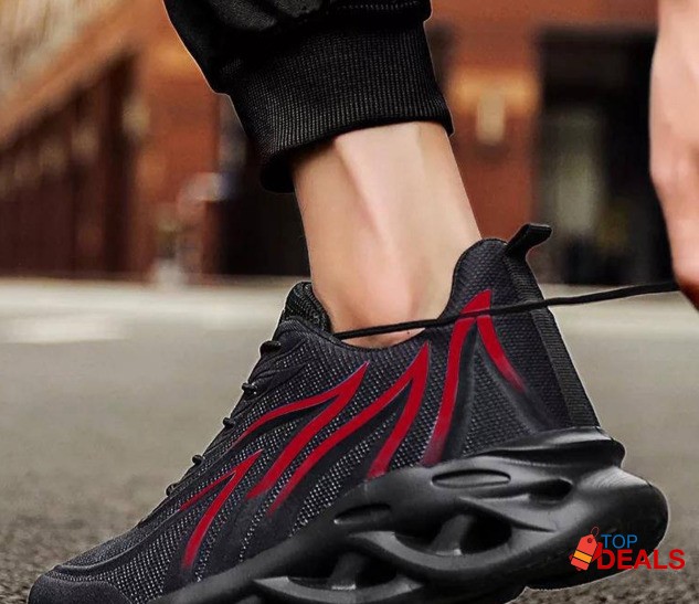 Imported Sole Men Sneakers, Black image 2