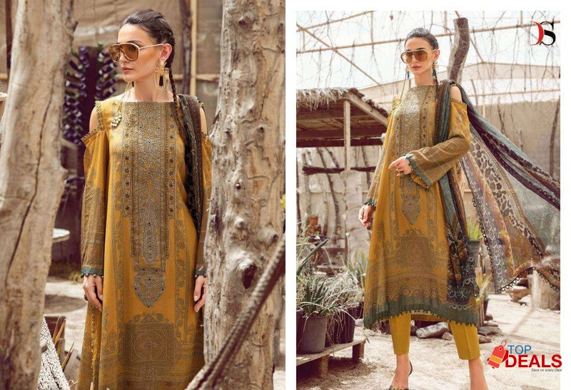 *BRAND:MARIA.B* ☆Fabric Details : lawn with chiffon dupatta ☆ •Pr image 5