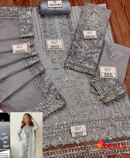 Brand GULAAL Stitched Suit 3 Pcs with Embroidery image 2