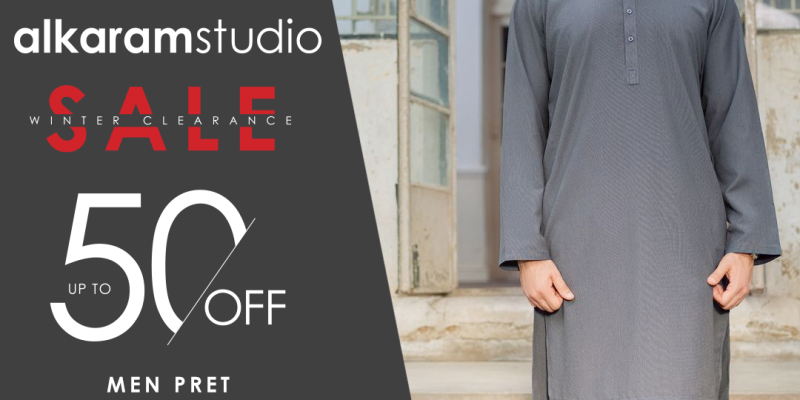 The Winter Clearance Sale at alkaram studio is now open. Live with the year's best bargains, up to 50% off 3 