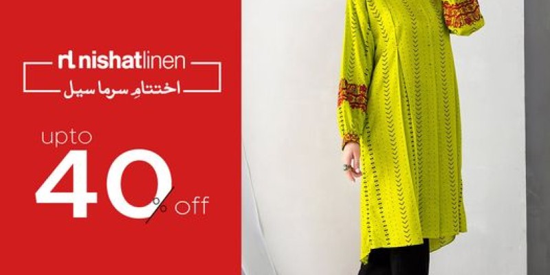 Winter Sale at Nishat Linen Ikhtitam-e-Sarma! up to 40% discount 3 