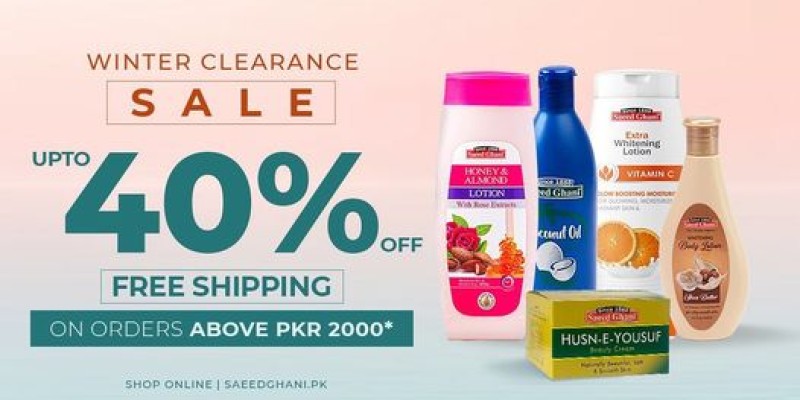 Winter Clearance Sale at "Saeed Ghani, 1888"  Discounts of up to 40% 3 