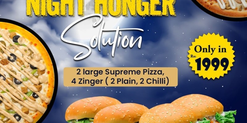 RH Pizza Ramadan Special Deal Rs.999/- 3 