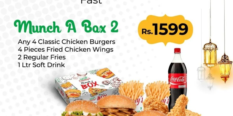 Timmy's Dawat e Ramadan Munch Box 6 Deal! Just Rs.1799/- 3 