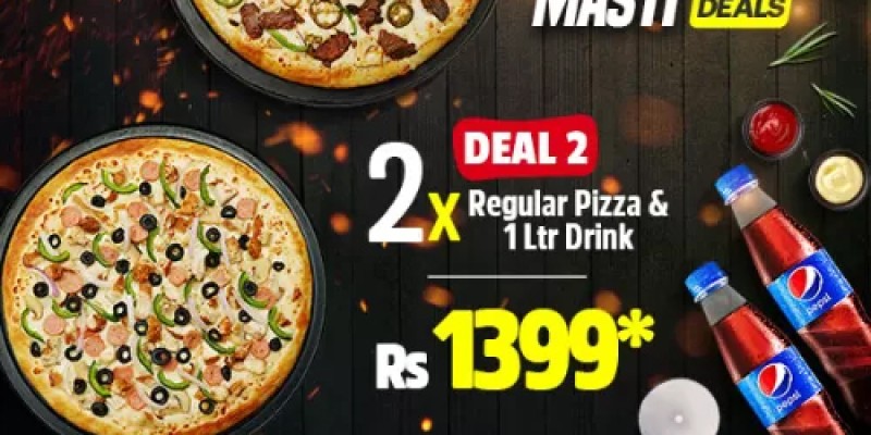 Pizza Point Eid Masti Deal 1 For Rs.699/- 3 