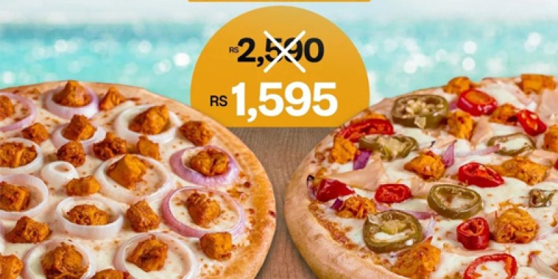 Yellow Taxi Pizza Co. Summer Deal 1 Rs.1595/- 3 