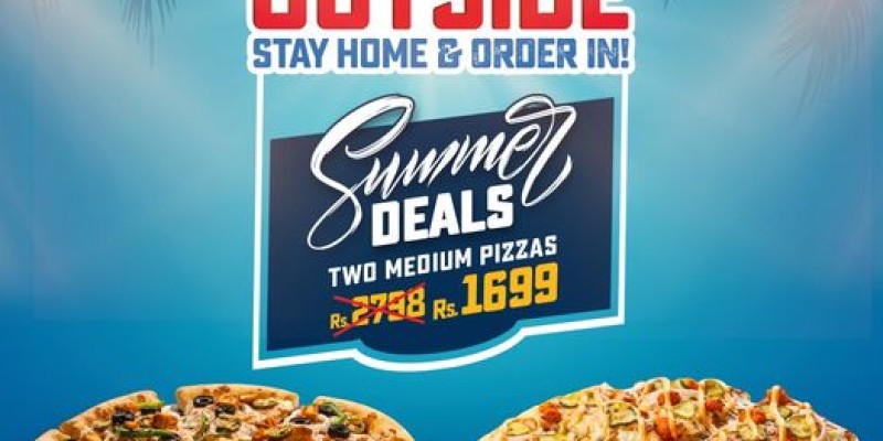 Domino's Pizza Summer Deal Rs. 1699 3 
