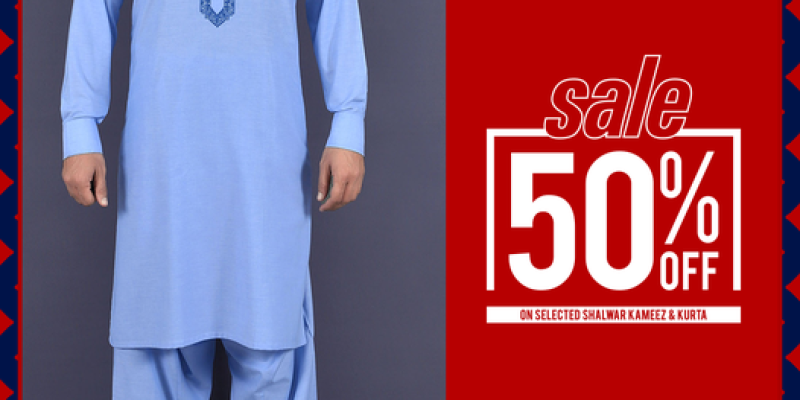 Uniworth Shop Eid Sale! 50% off on Shalwar Kameez and Kurta 3 