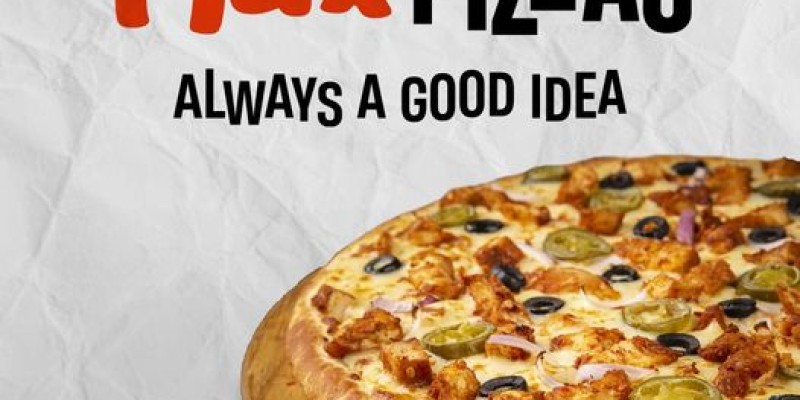 20% Discount on "Pizza Max" With HBL Bank 3 
