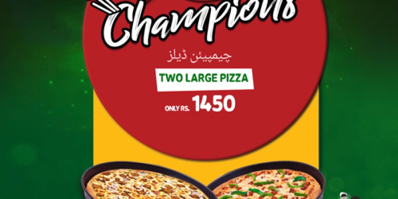 Pizza Bite  Champions Deal 1 For Rs.1450 3 