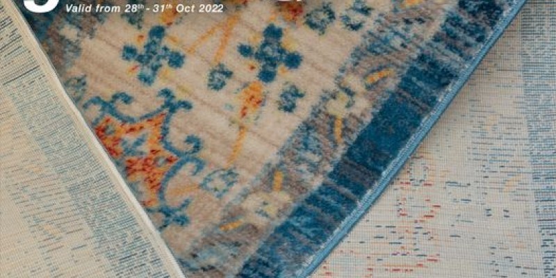 Habitt Rug Gala Sale! Flat 40% Off 3 