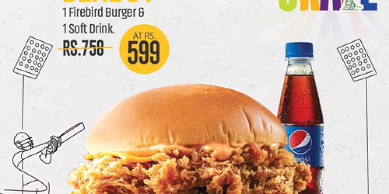 Burger O'Clock PSL Craze Deal 1 For Rs.599 3 