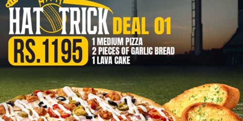 Yellow Taxi Pizza Co.Hattrick Deal 1 For Rs.1195 3 