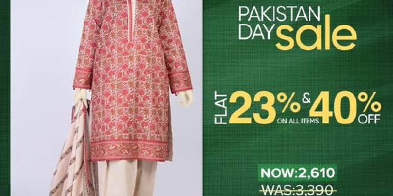 MTJ - Tariq Jamil Pakistan Day Sale Flat 40% Off 3 