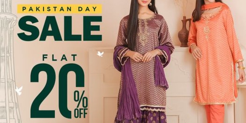 Ochre Clothing Pakistan Day Sale Flat 20% Off 3 