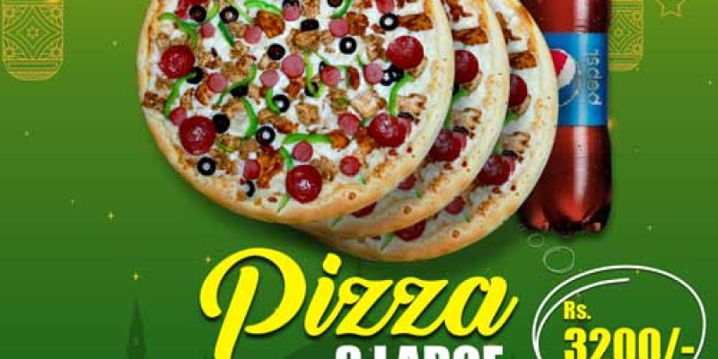 Pay Say Pizza Ramadan Deal 1 For Rs.2200 3 