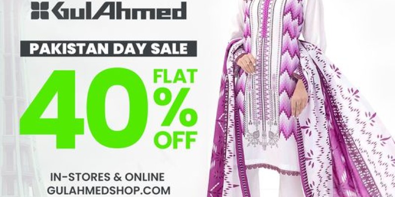 Gul Ahmed Ideas Eid Festive Sale Flat 40% Off 3 