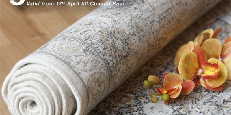 Habitt FLAT 40% off on Rugs 3 