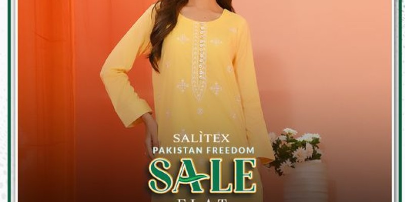 SALITEX Pakistan-freedom Sale: Flat 40% & Flat 25% Off on All Items! 3 