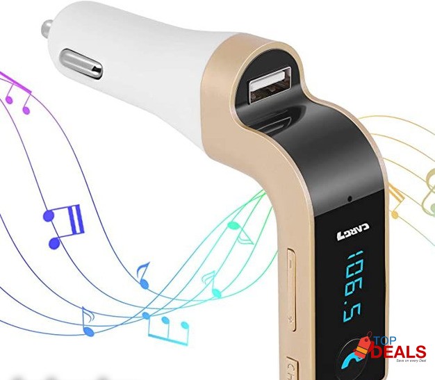 G7 Bluetooth Car Kit Handsfree FM Transmitter charger adapter Stereo image 3