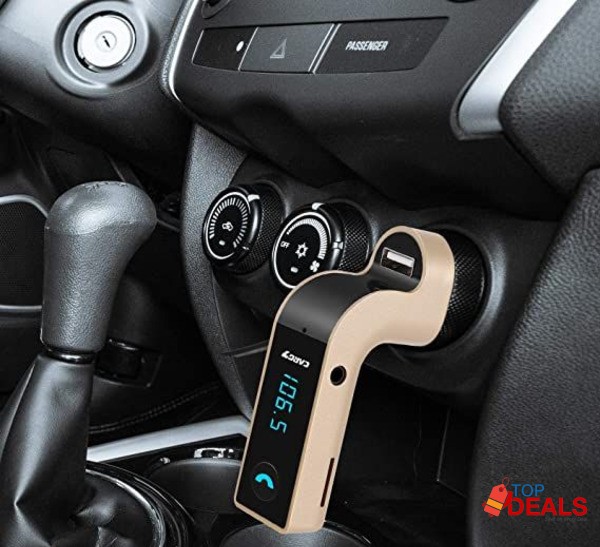 G7 Bluetooth Car Kit Handsfree FM Transmitter charger adapter Stereo image 7