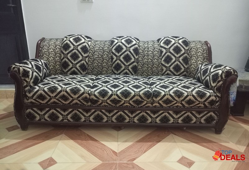 5 Seater Sofa Set (used) image 3