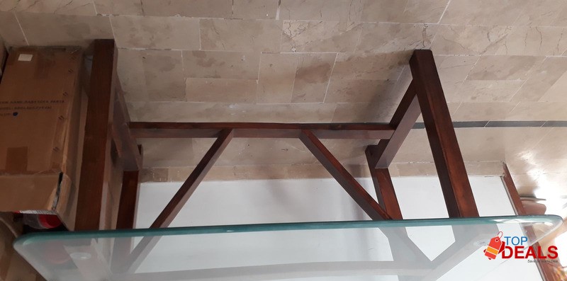 wood dining table image 2