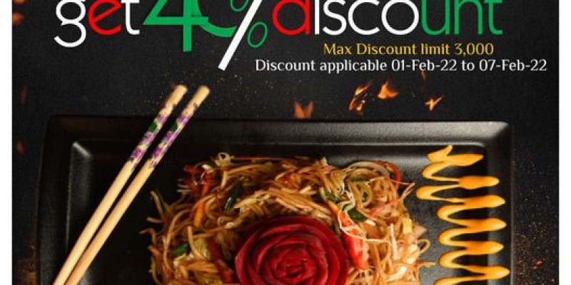 La Chine Pakistan is offering a 40% discount on web orders in honour of PSL7 4 
