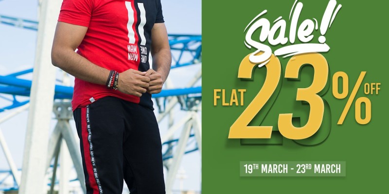Pakistan Day Sale on ONE PK! FLAT 23% off on Collection of Men Tops 4 