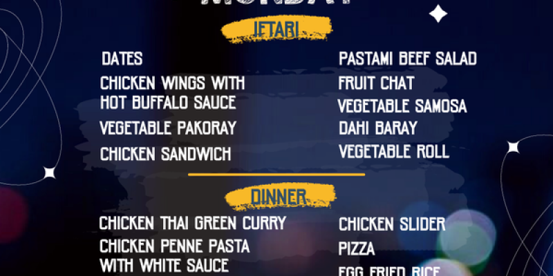 Street Burger! Iftar + Dinner For Rs.1800/- 4 