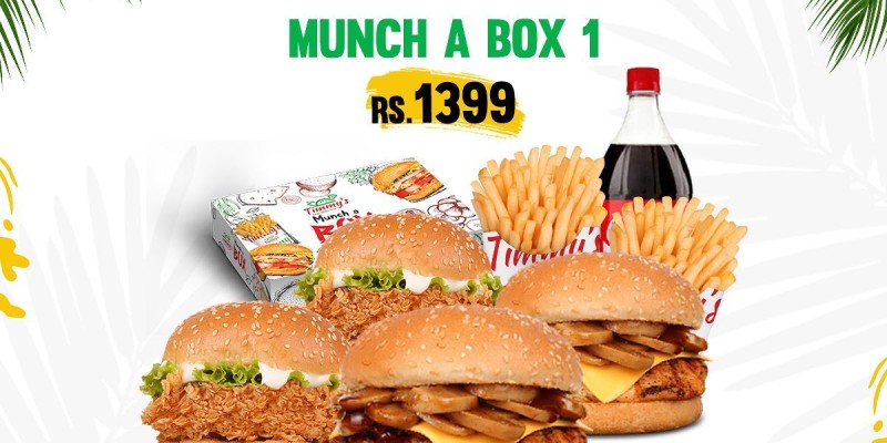 Timmy's Munch A Box 1 For Rs.1399/- 4 